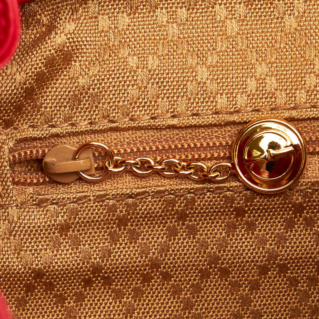 Gucci Bamboo Leather Drawstring Backpack (SHG-32864)