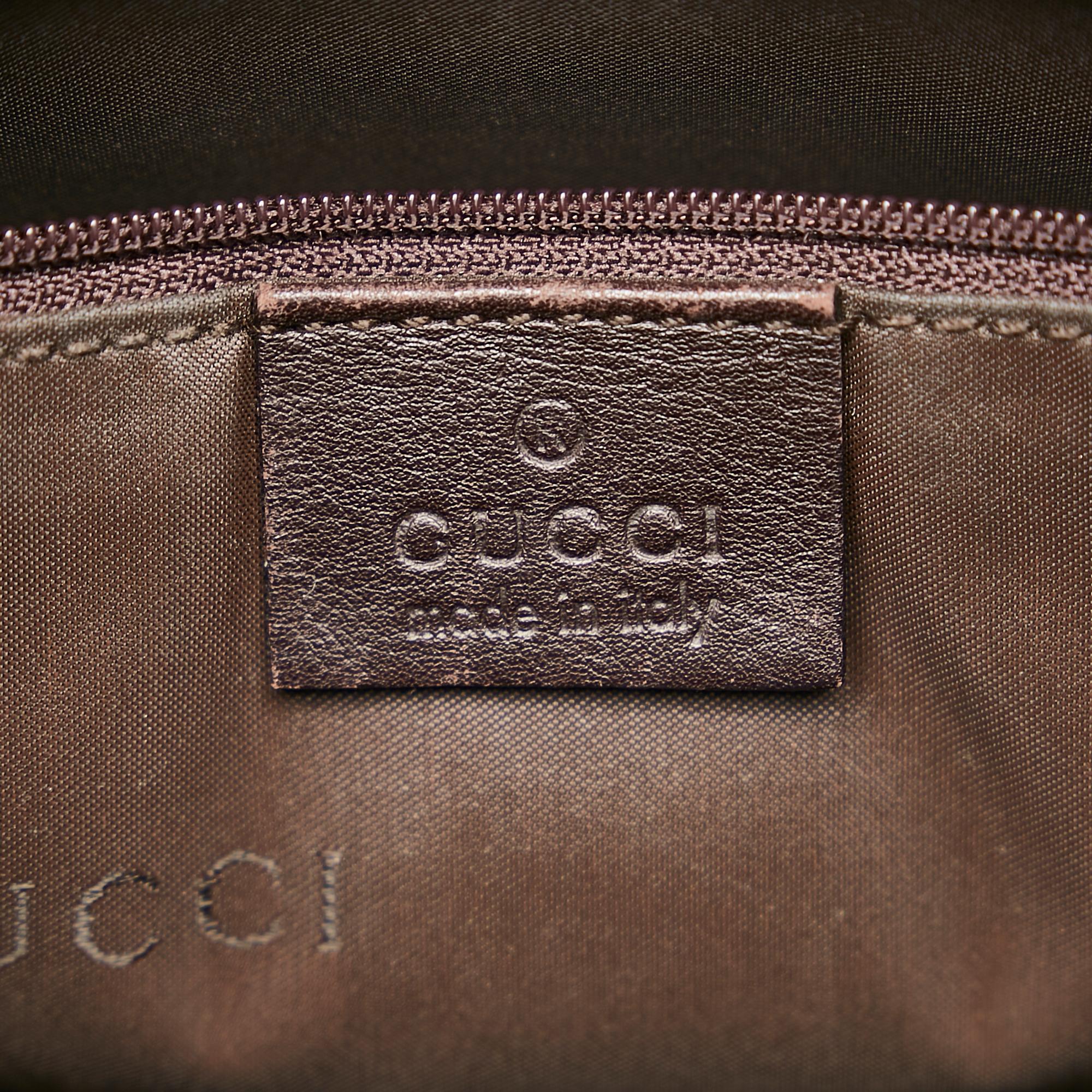 Gucci Bamboo Leather Shoulder Bag (SHG-28393)