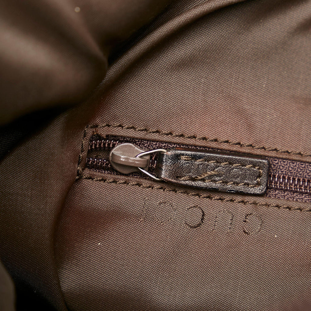Gucci Bamboo Leather Shoulder Bag (SHG-29052)