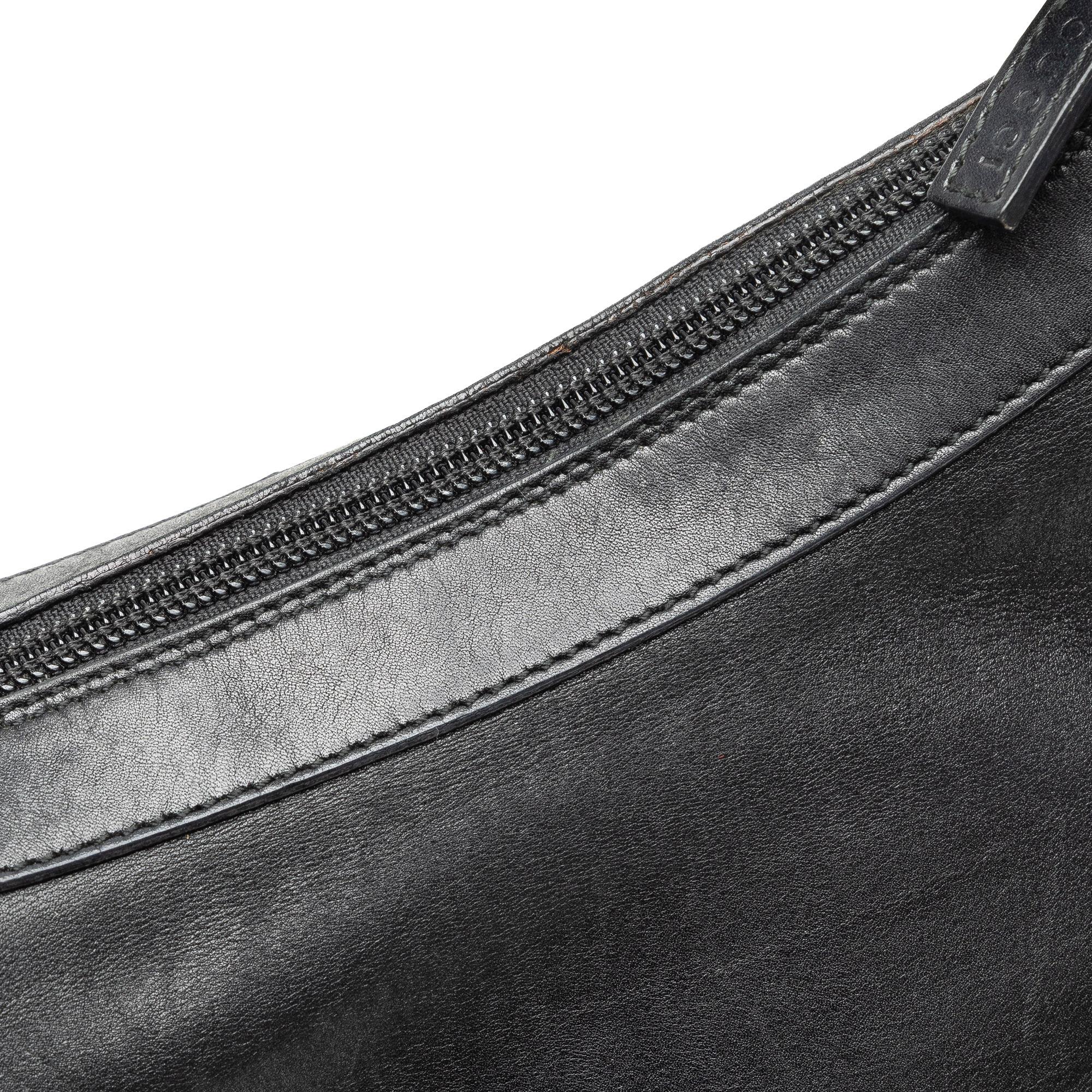 Gucci Bamboo Leather Shoulder Bag (SHG-h3pFCT)