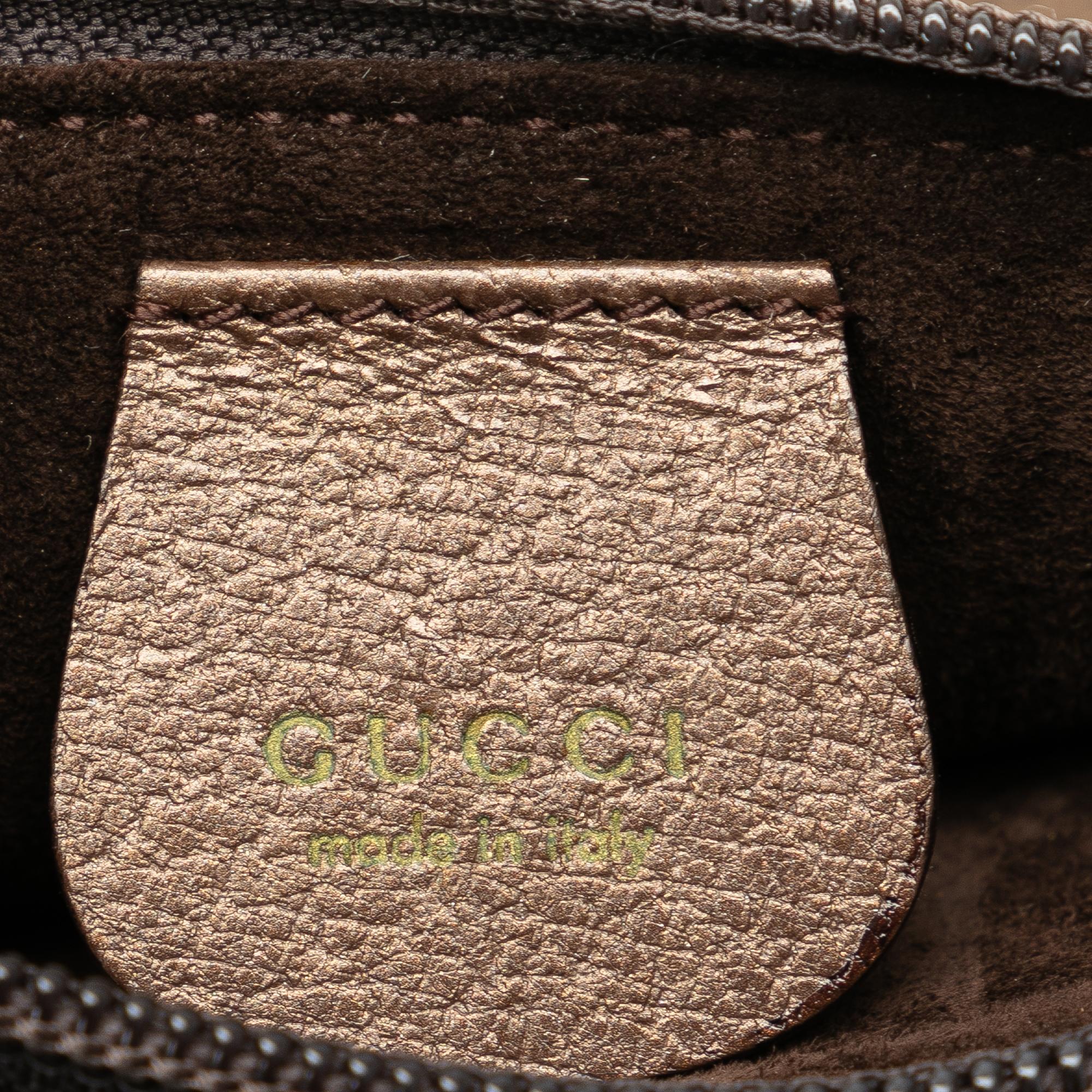 Gucci Bamboo Leather Shoulder Bag (SHG-KPbmQJ)