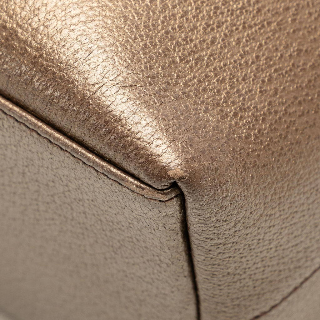 Gucci Bamboo Leather Shoulder Bag (SHG-KPbmQJ)