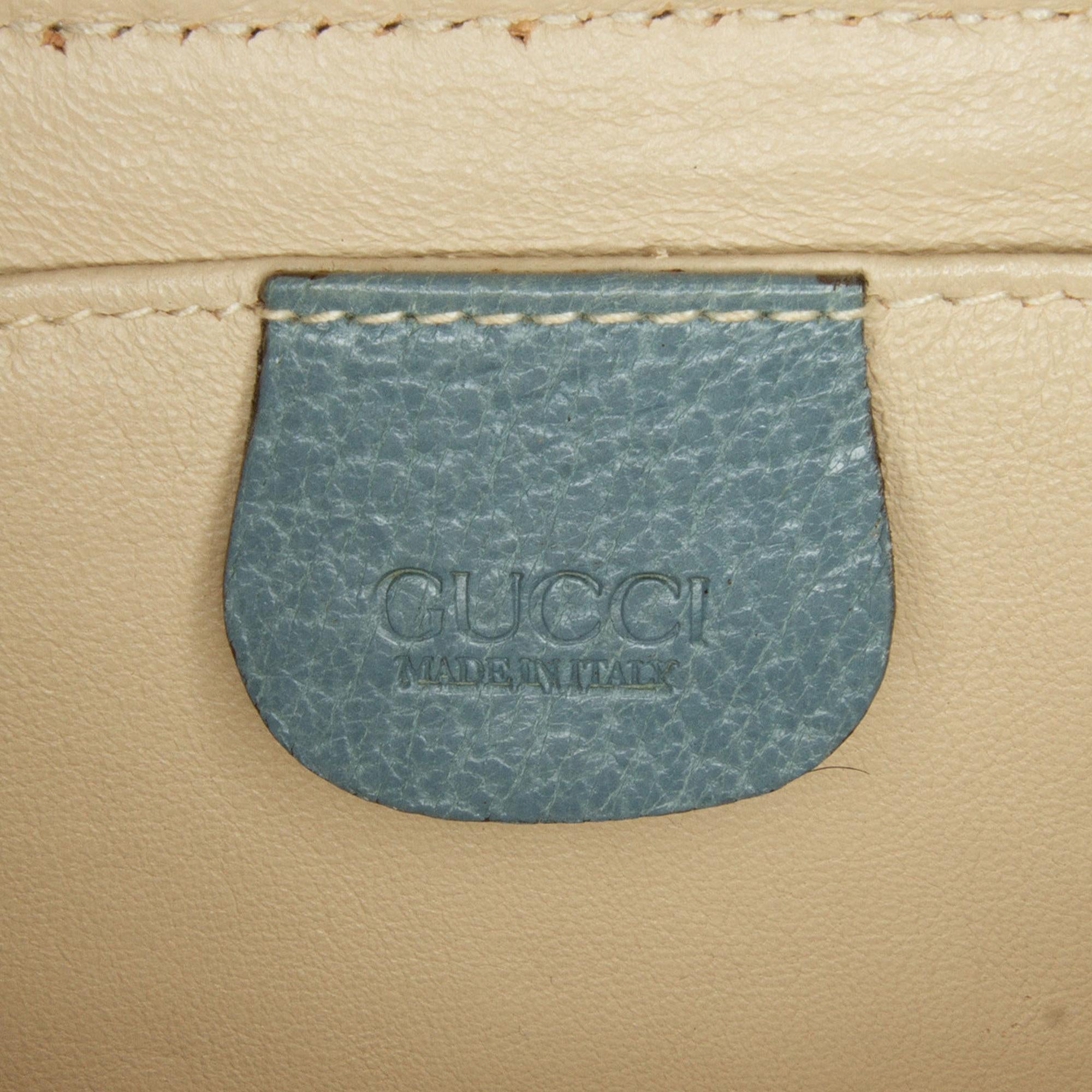 Gucci Bamboo Leather Vanity Bag (SHG-2XKgsO)