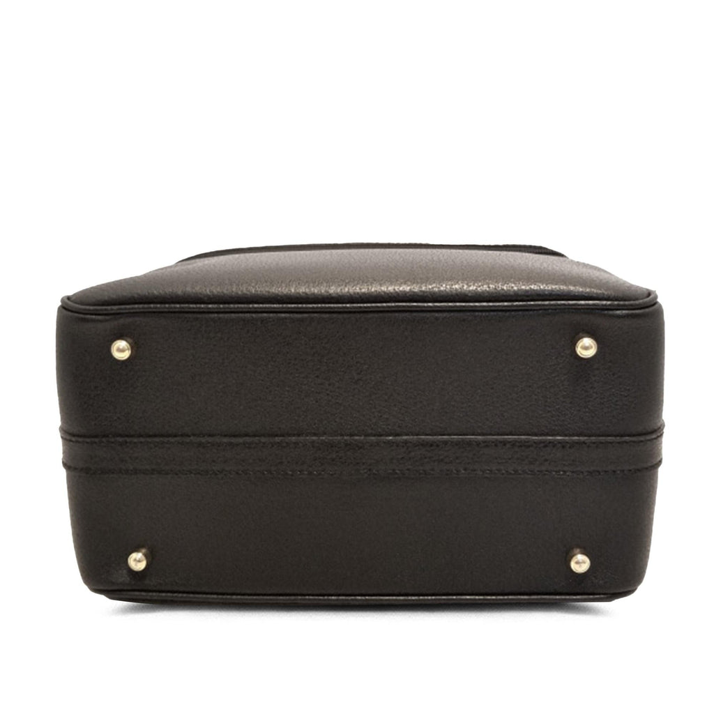 Gucci Bamboo Leather Vanity Bag (SHG-pwS0uj)