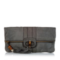 Gucci Bamboo Lucy Leather Clutch Bag (SHG-28447)