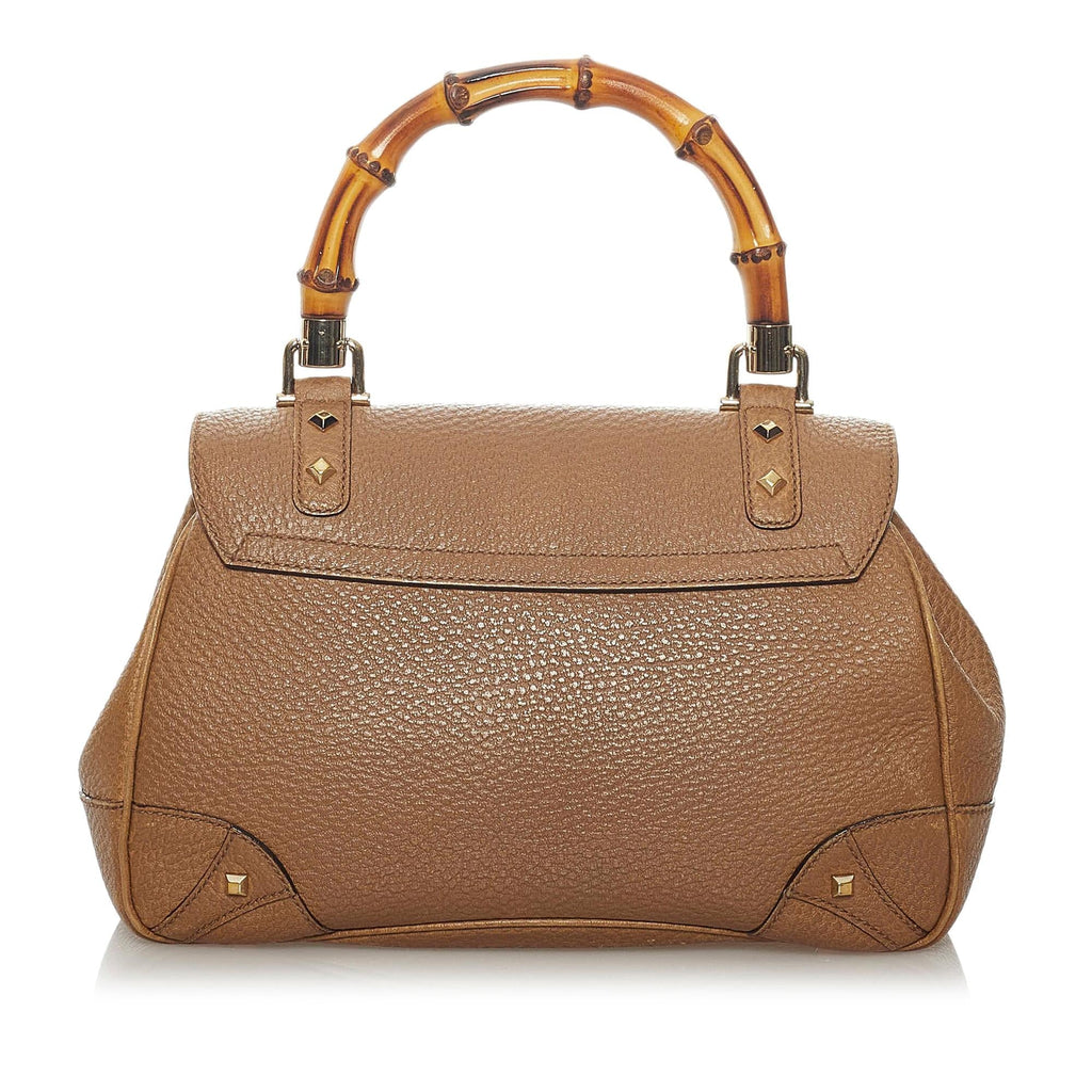 Gucci Bamboo Night Leather Handbag (SHG-29106)