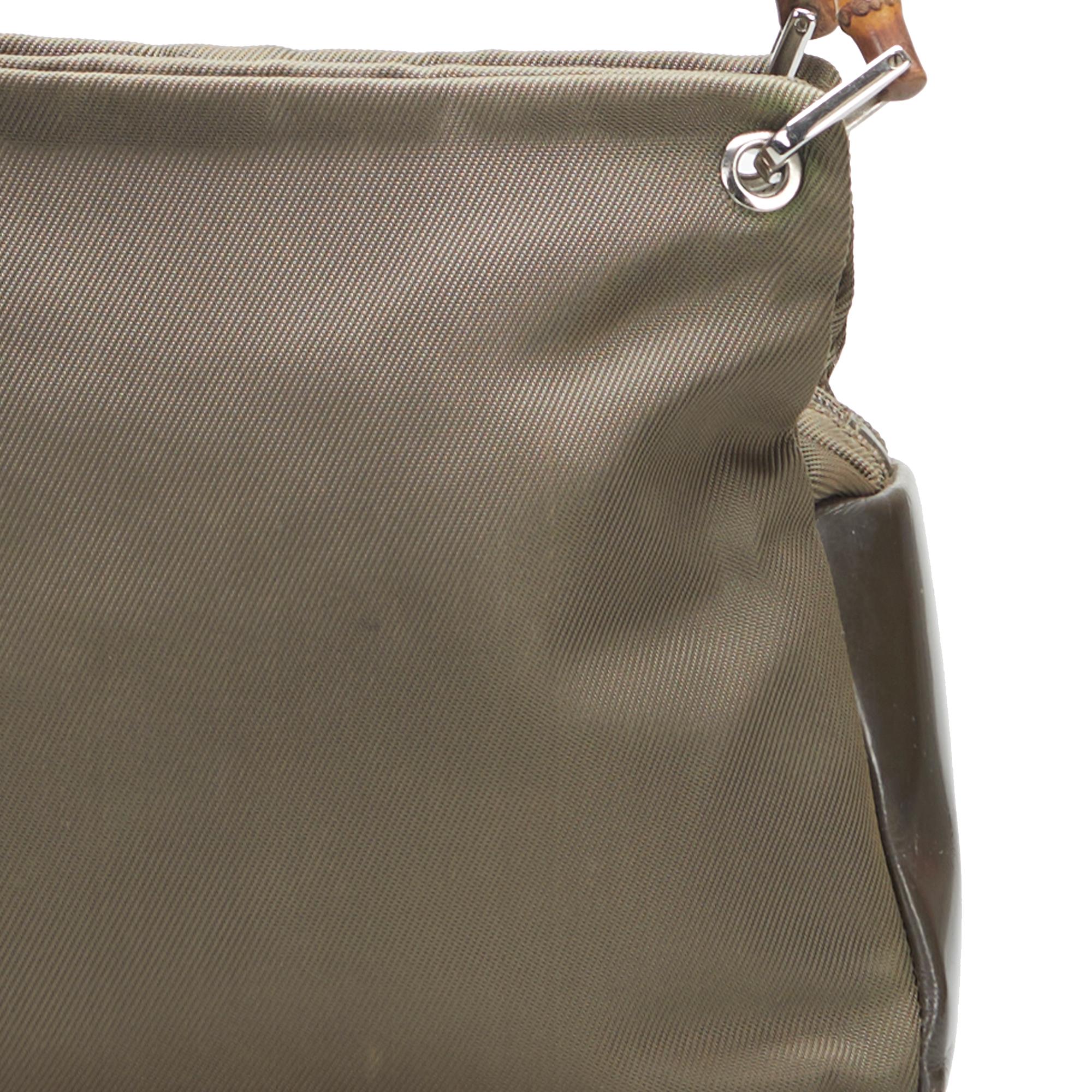 Gucci Bamboo Nylon Handbag (SHG-35080)