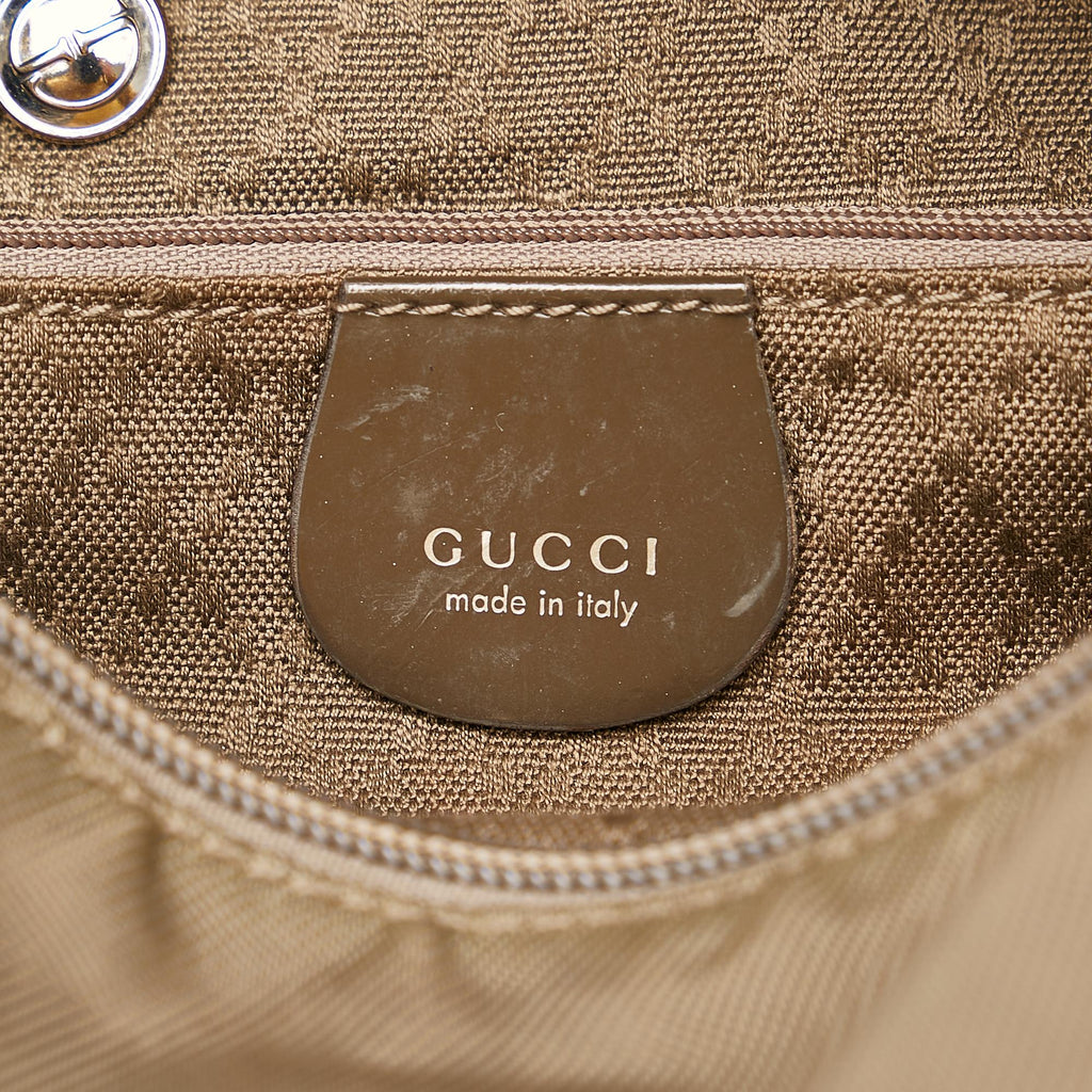 Gucci Bamboo Nylon Handbag (SHG-35080)
