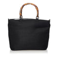 Gucci Bamboo Nylon Satchel (SHG-31009)