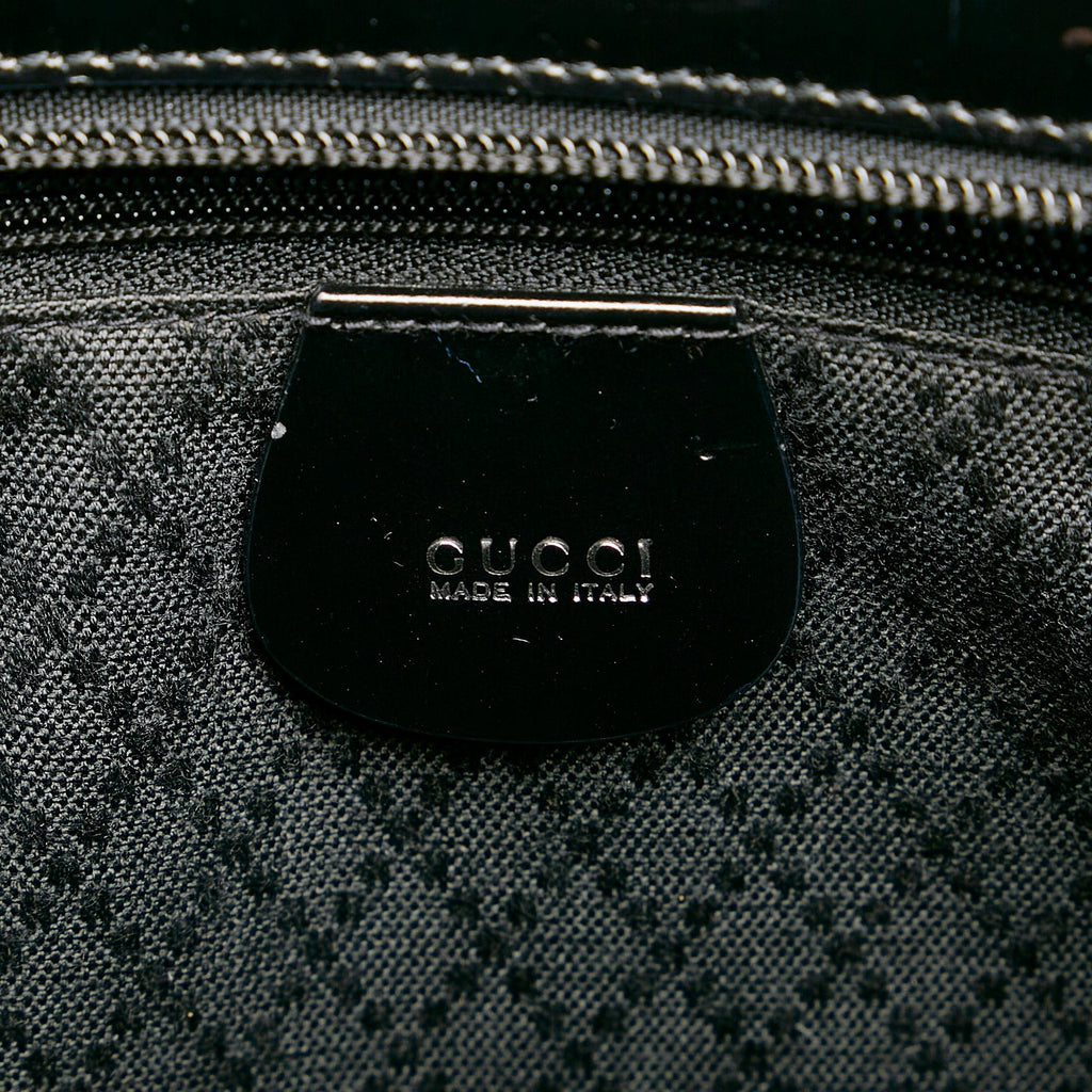 Gucci Bamboo Nylon Satchel (SHG-31009)