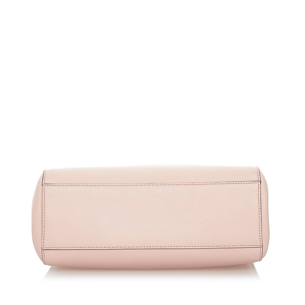 Gucci Bamboo Nymphaea Leather Satchel (SHG-32096)
