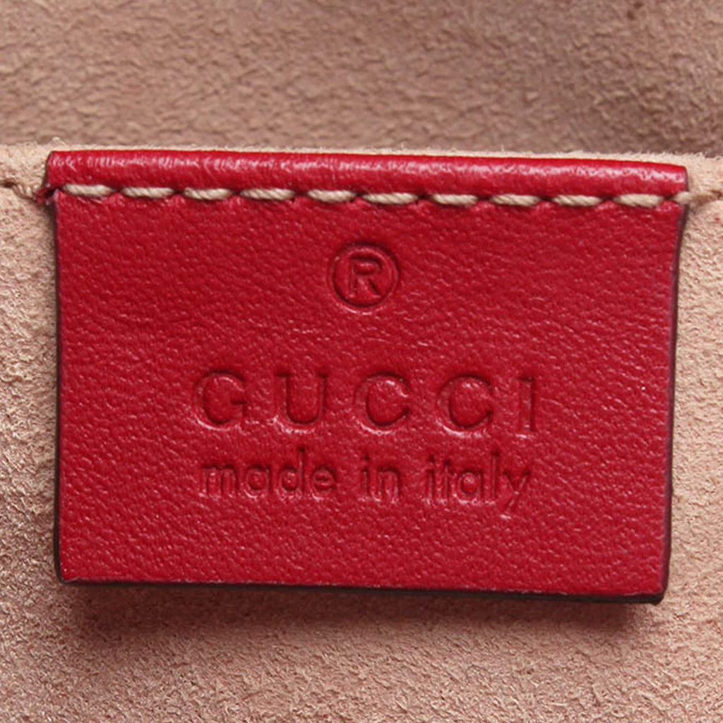 Gucci Bamboo Nymphaea Leather Satchel (SHG-bEqEts)