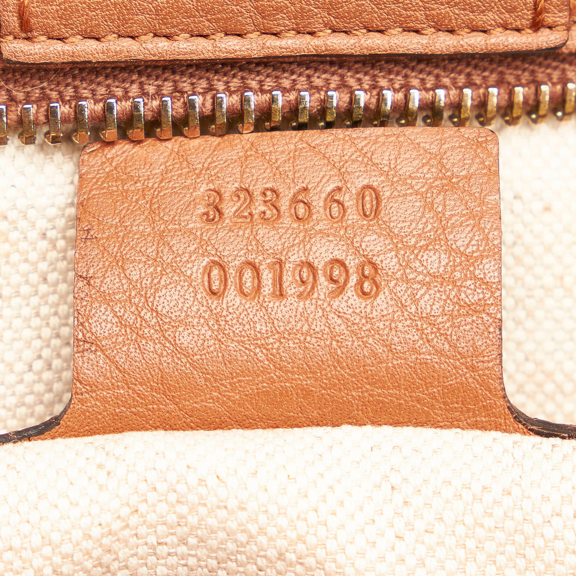 Gucci Bamboo Shopper Leather Handbag (SHG-29994)