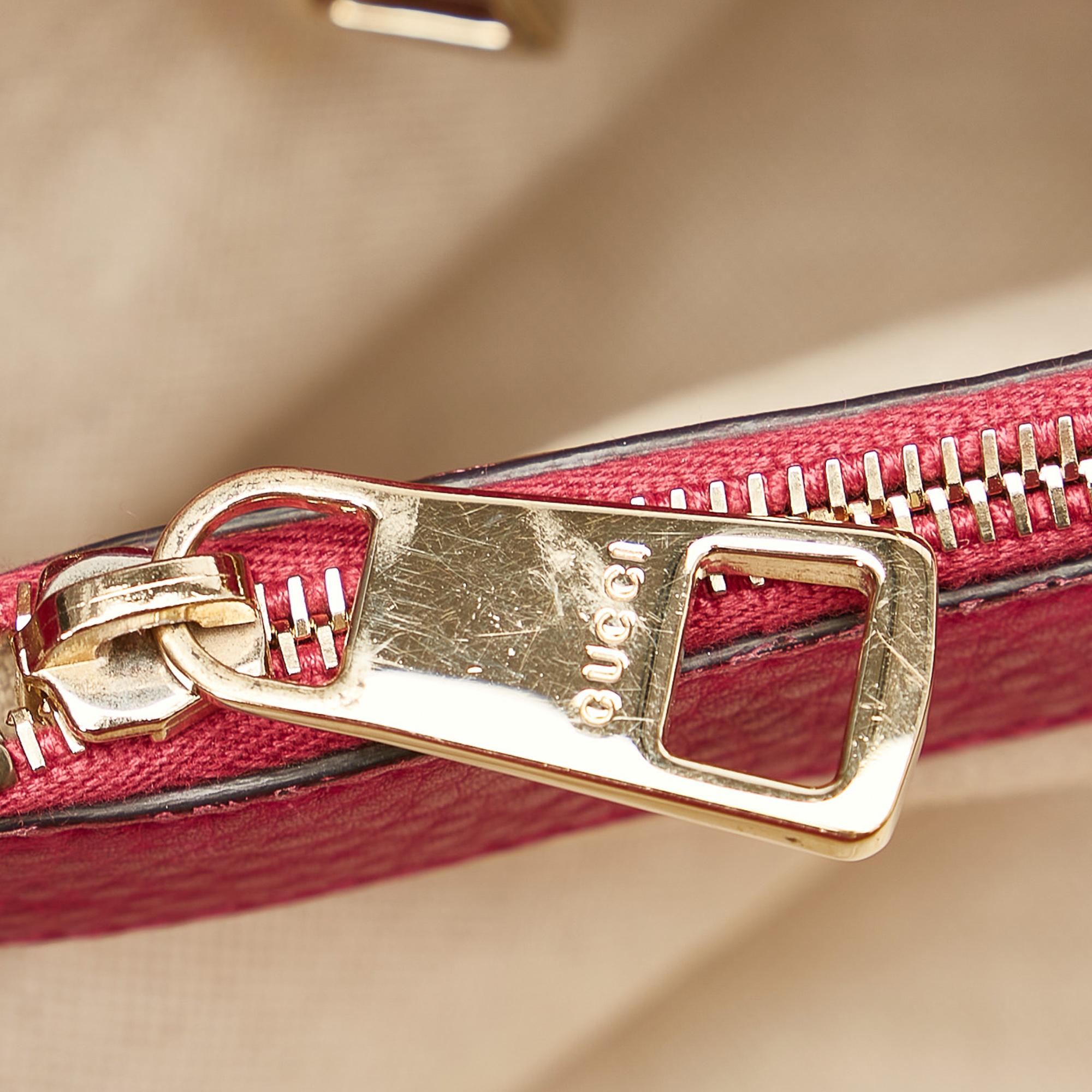Gucci Bamboo Shopper Leather Satchel (SHG-25434)