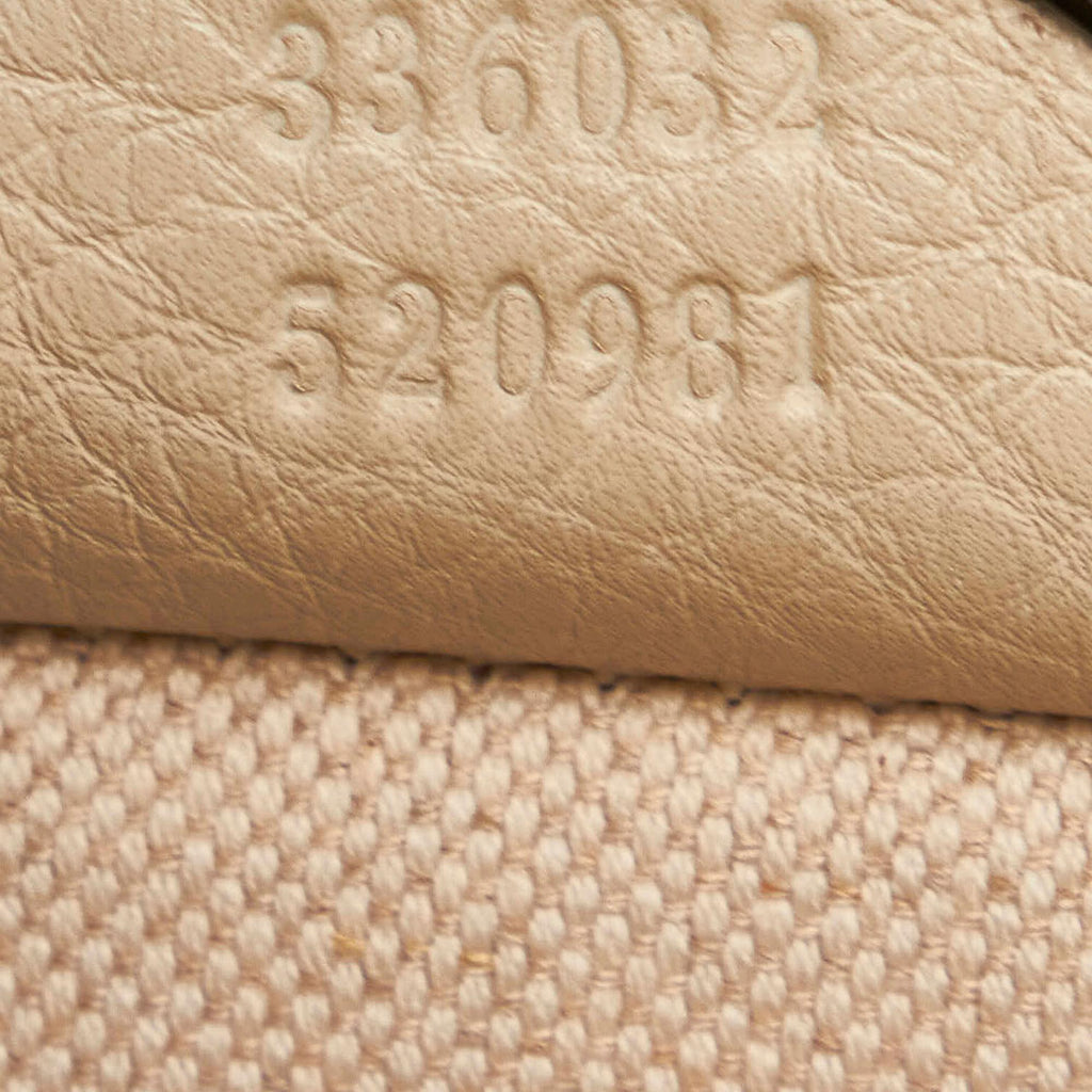 Gucci Bamboo Shopper Leather Satchel (SHG-30082)