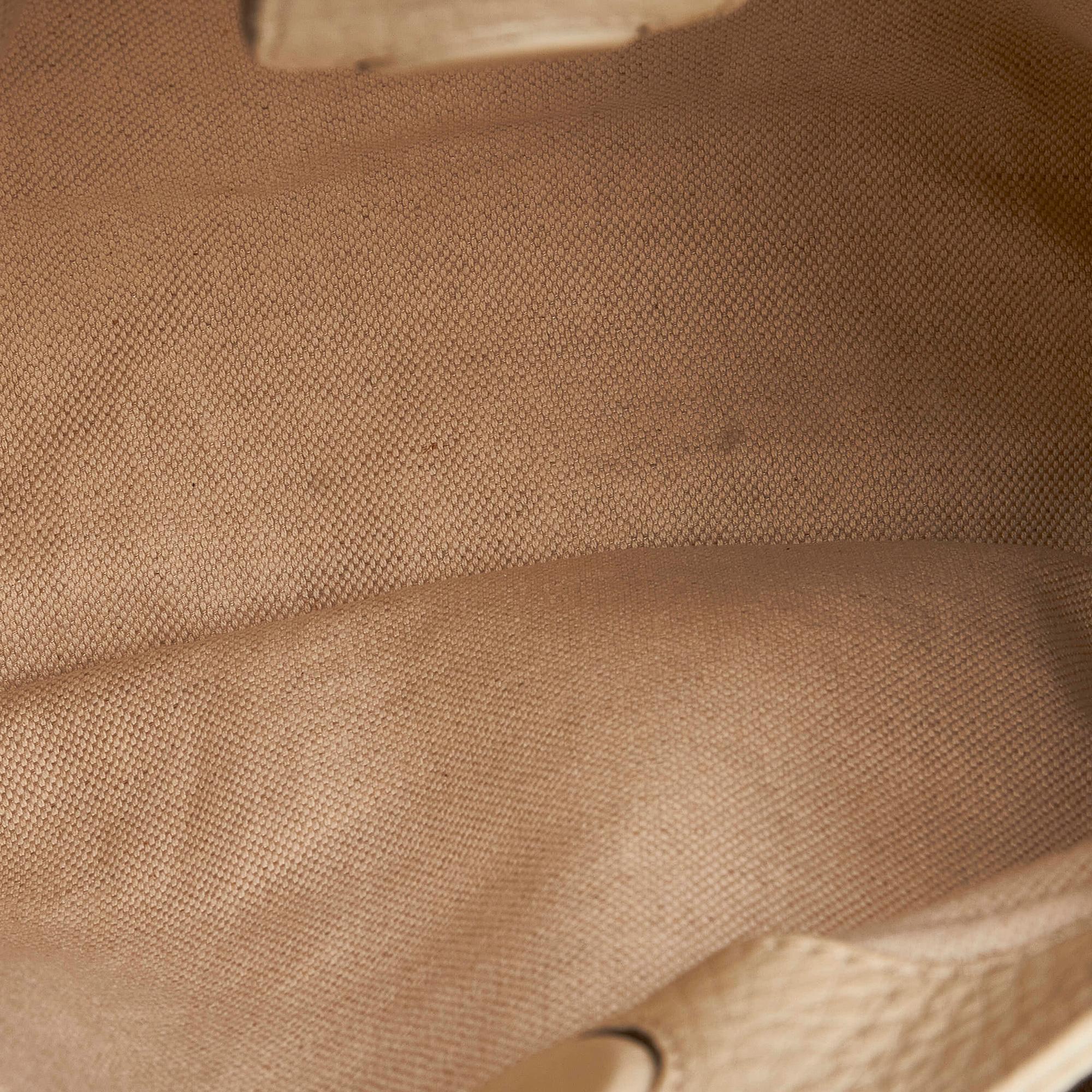 Gucci Bamboo Shopper Leather Satchel (SHG-30082)