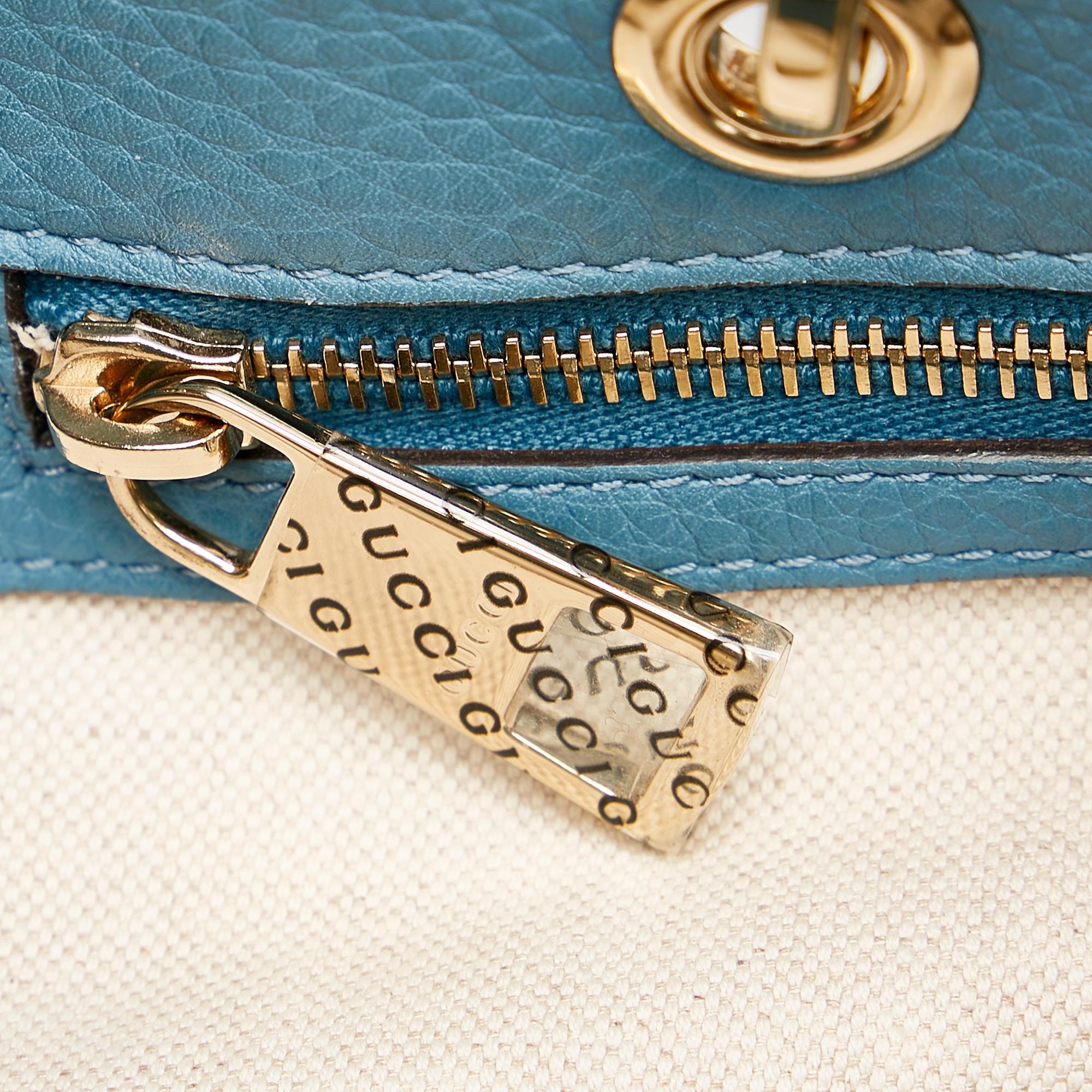 Gucci Bamboo Shopper Leather Satchel (SHG-30162)