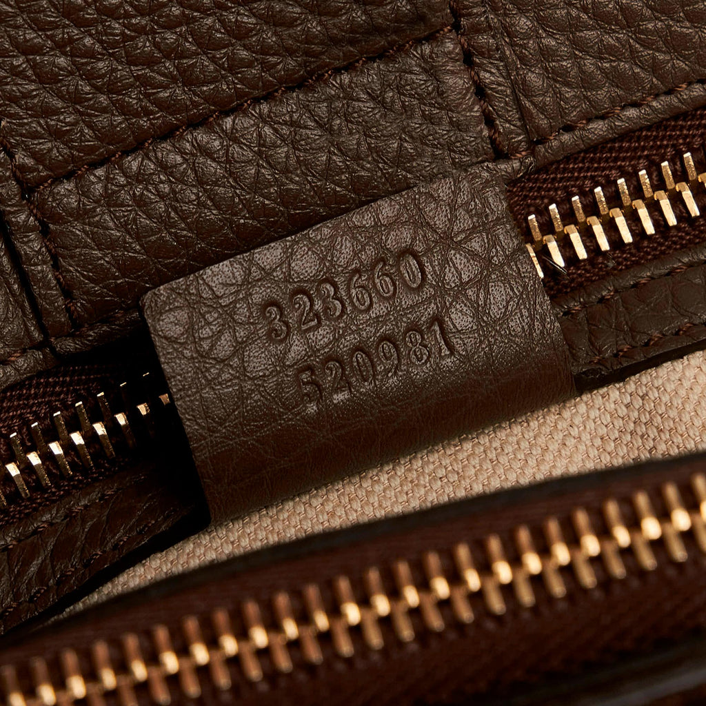 Gucci Bamboo Shopper Leather Satchel (SHG-30317)
