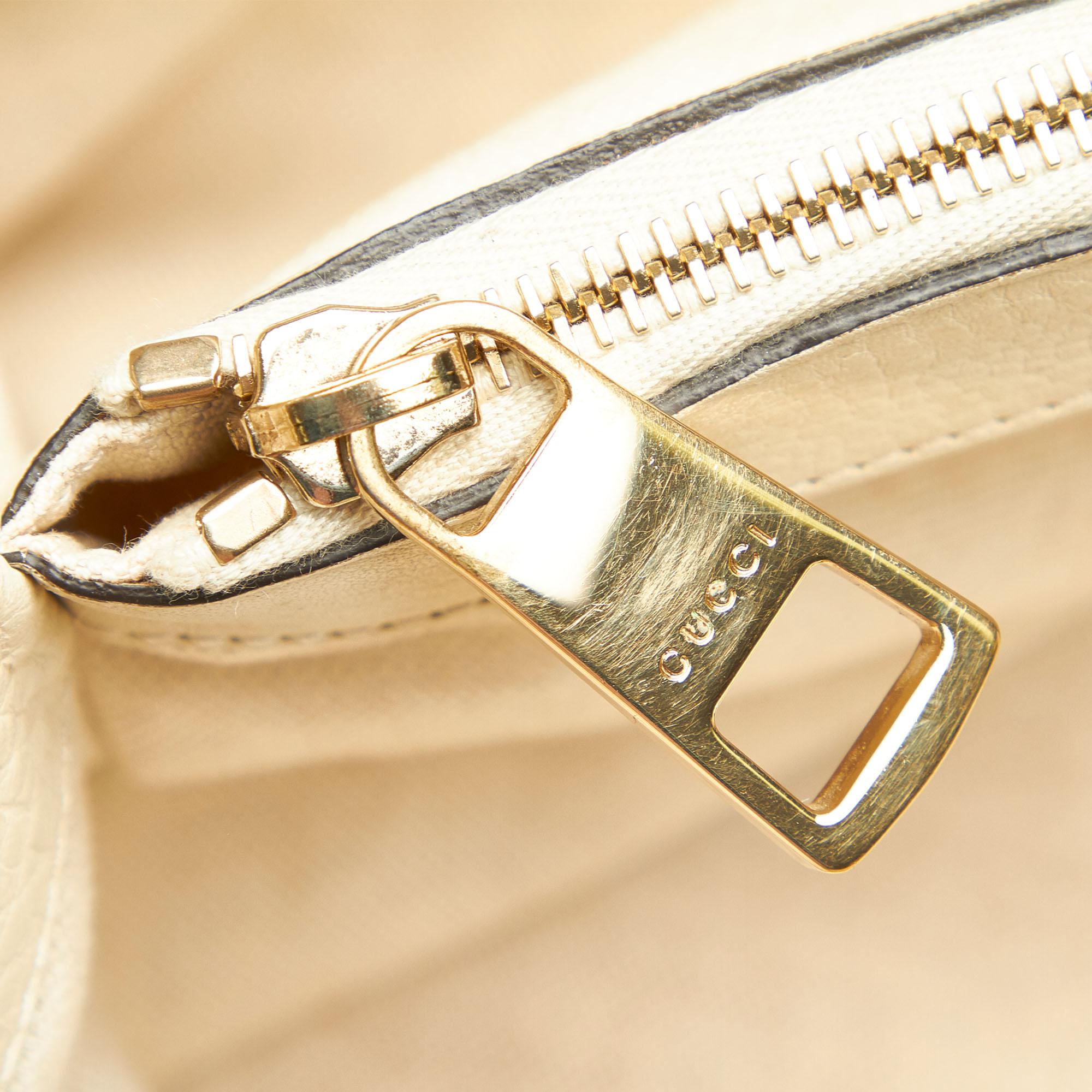 Gucci Bamboo Shopper Leather Satchel (SHG-32152)