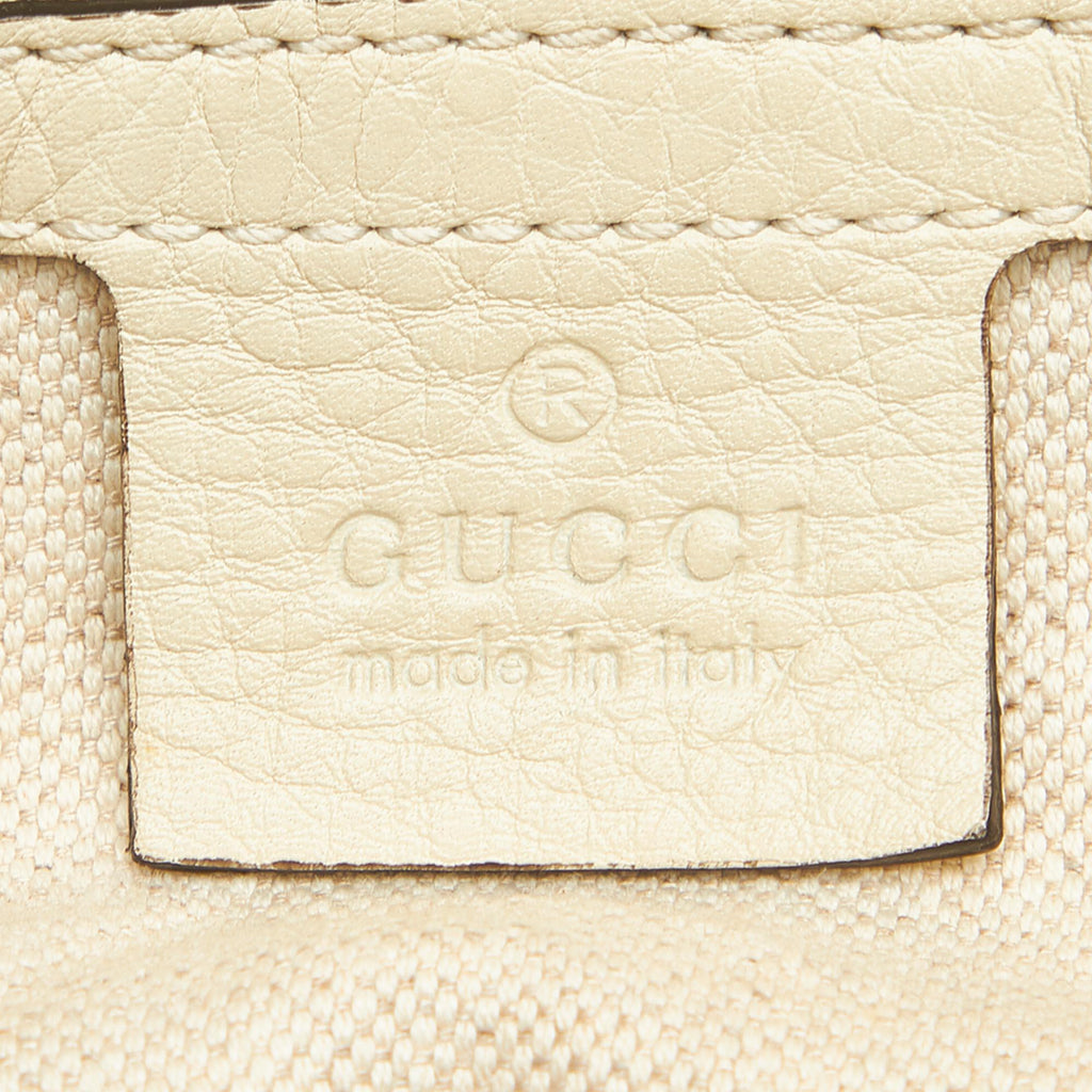Gucci Bamboo Shopper Leather Satchel (SHG-32152)
