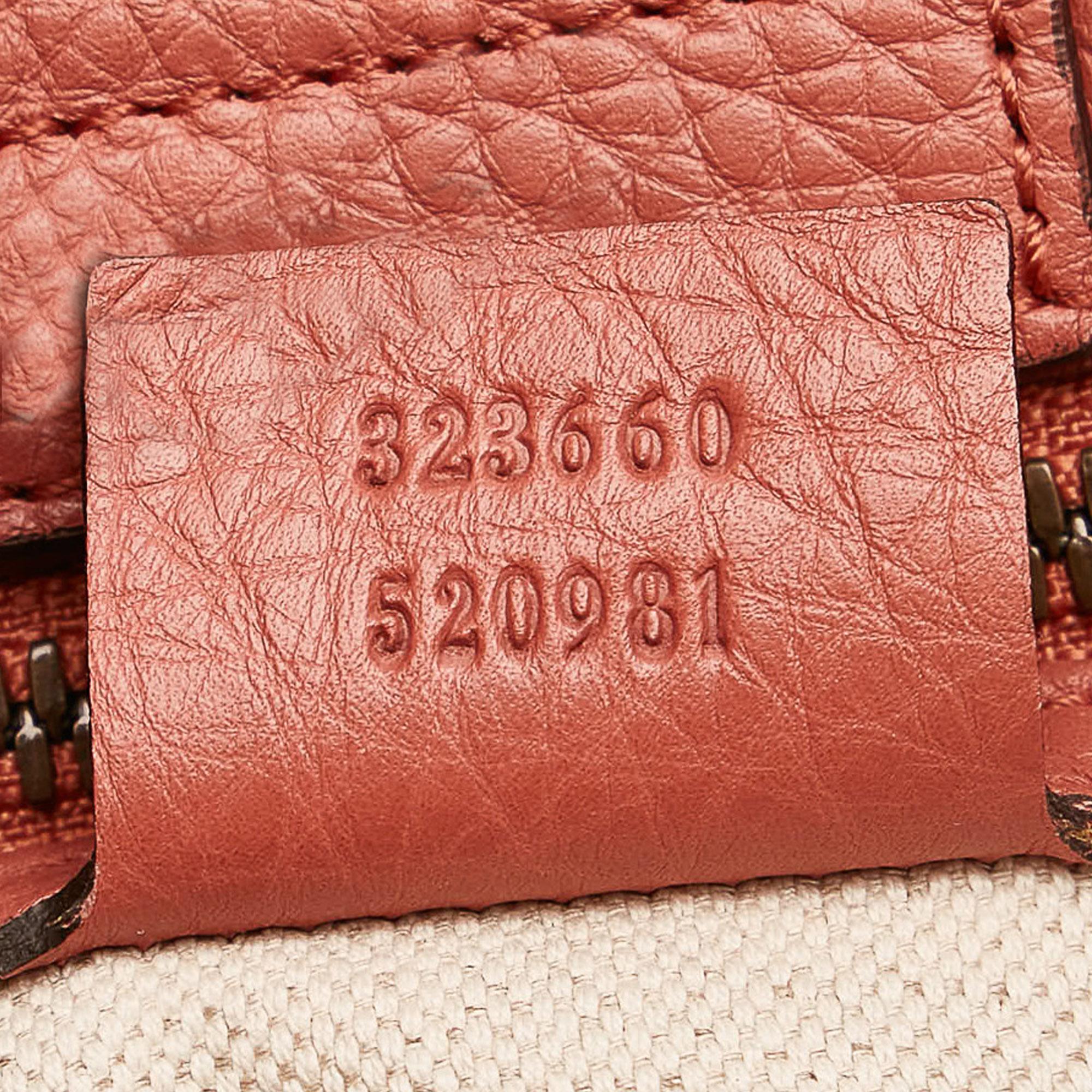 Gucci Bamboo Shopper Leather Satchel (SHG-34222)