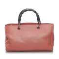 Gucci Bamboo Shopper Leather Satchel (SHG-34222)