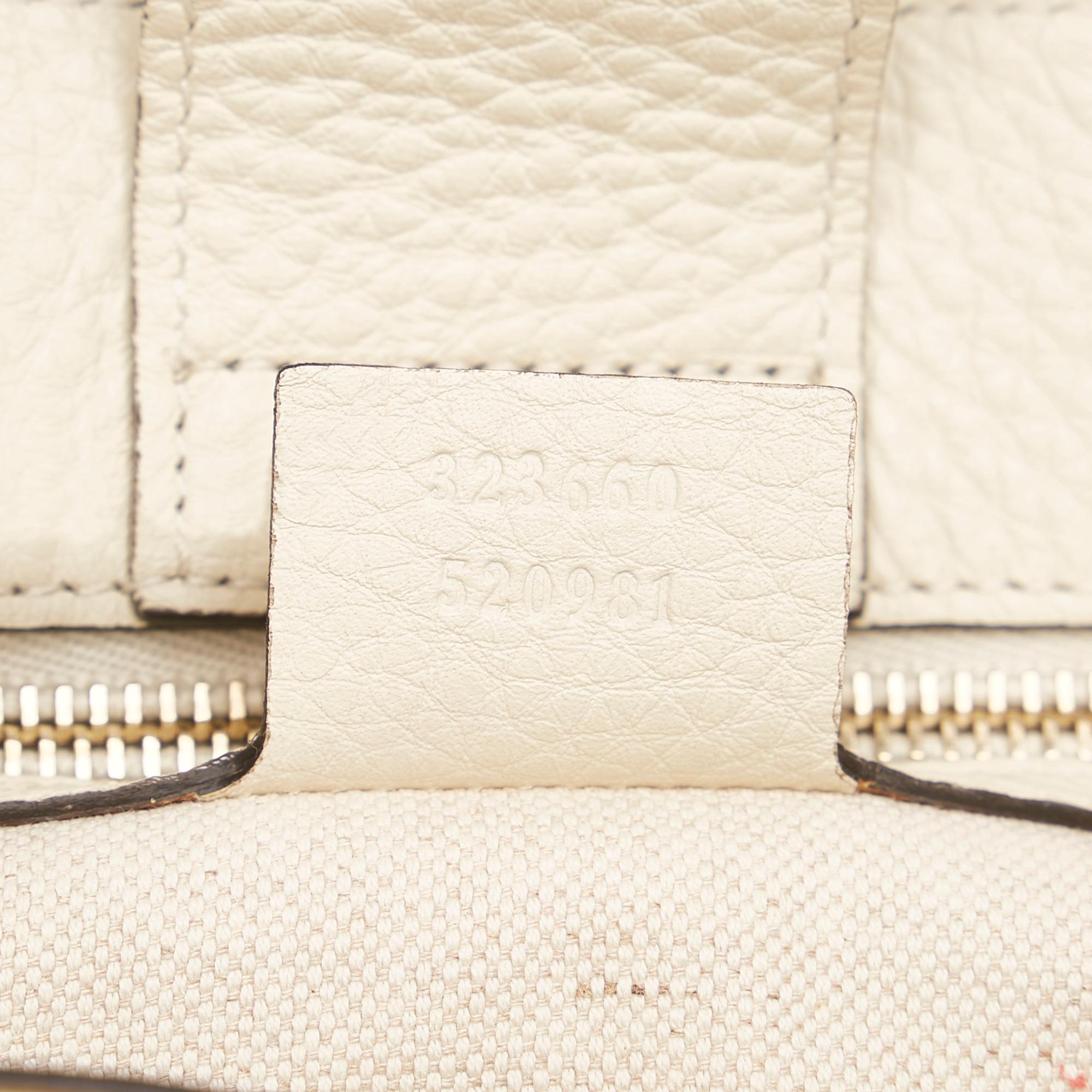 Gucci Bamboo Shopper Leather Satchel (SHG-34372)