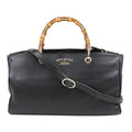 Gucci Bamboo Shopper Leather Satchel (SHG-34958)
