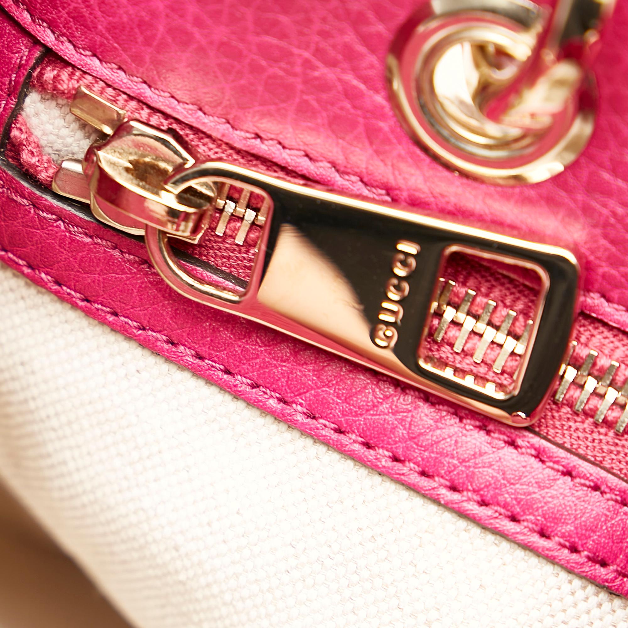 Gucci Bamboo Shopper Leather Satchel (SHG-35955)