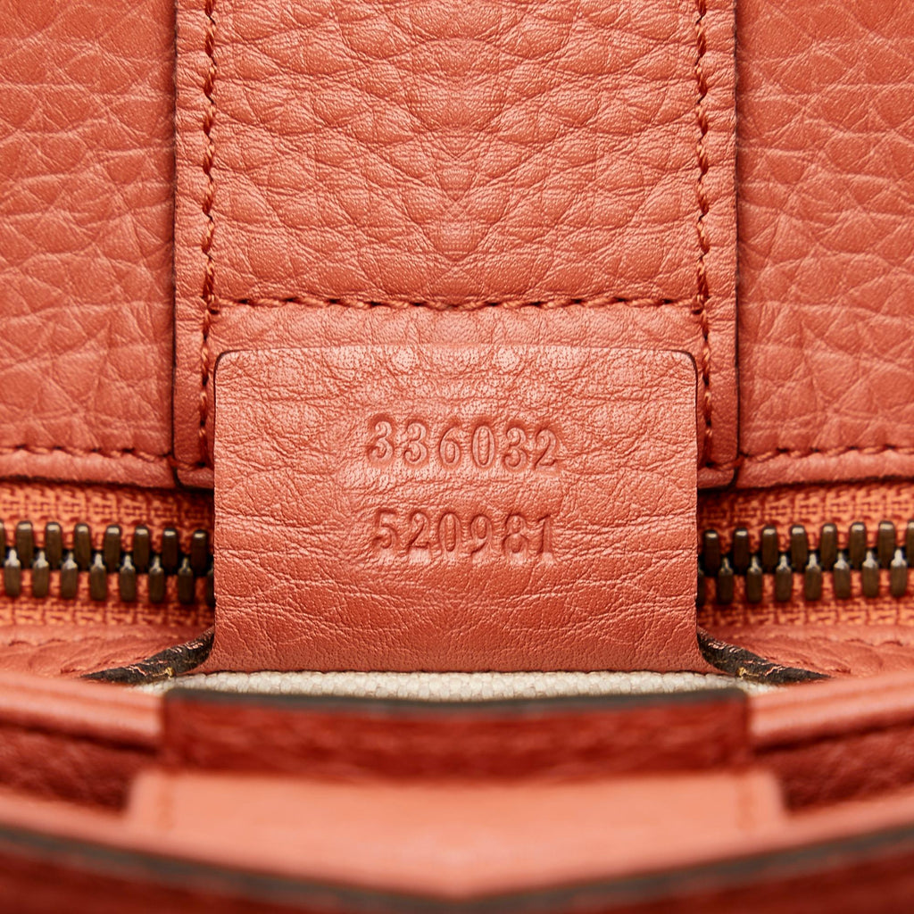 Gucci Bamboo Shopper Leather Satchel (SHG-36701)