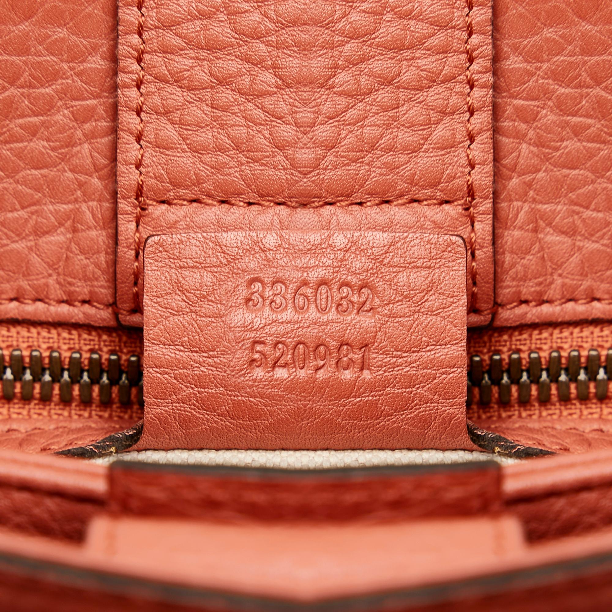 Gucci Bamboo Shopper Leather Satchel (SHG-36701)