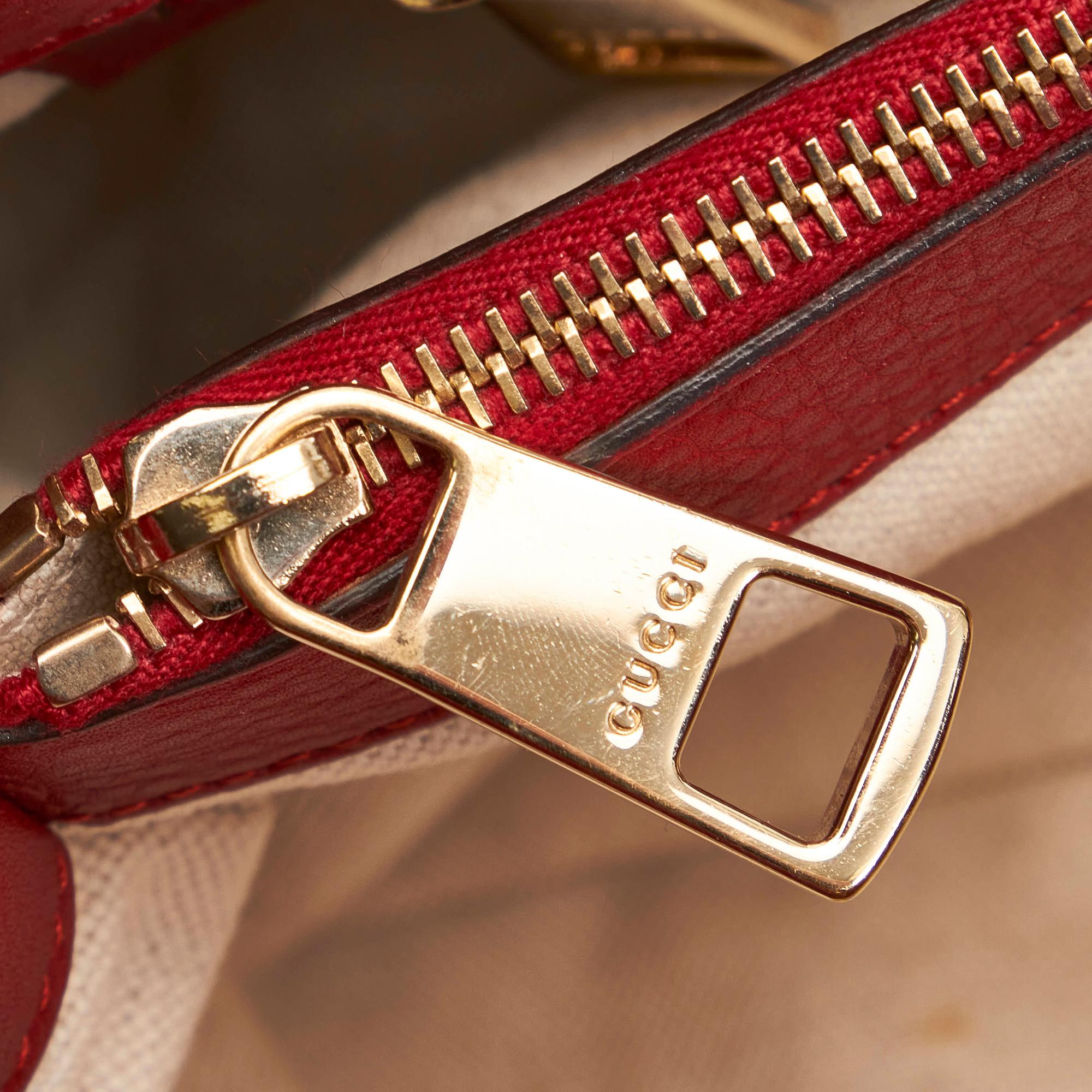 Gucci Bamboo Shopper Leather Satchel (SHG-37606)
