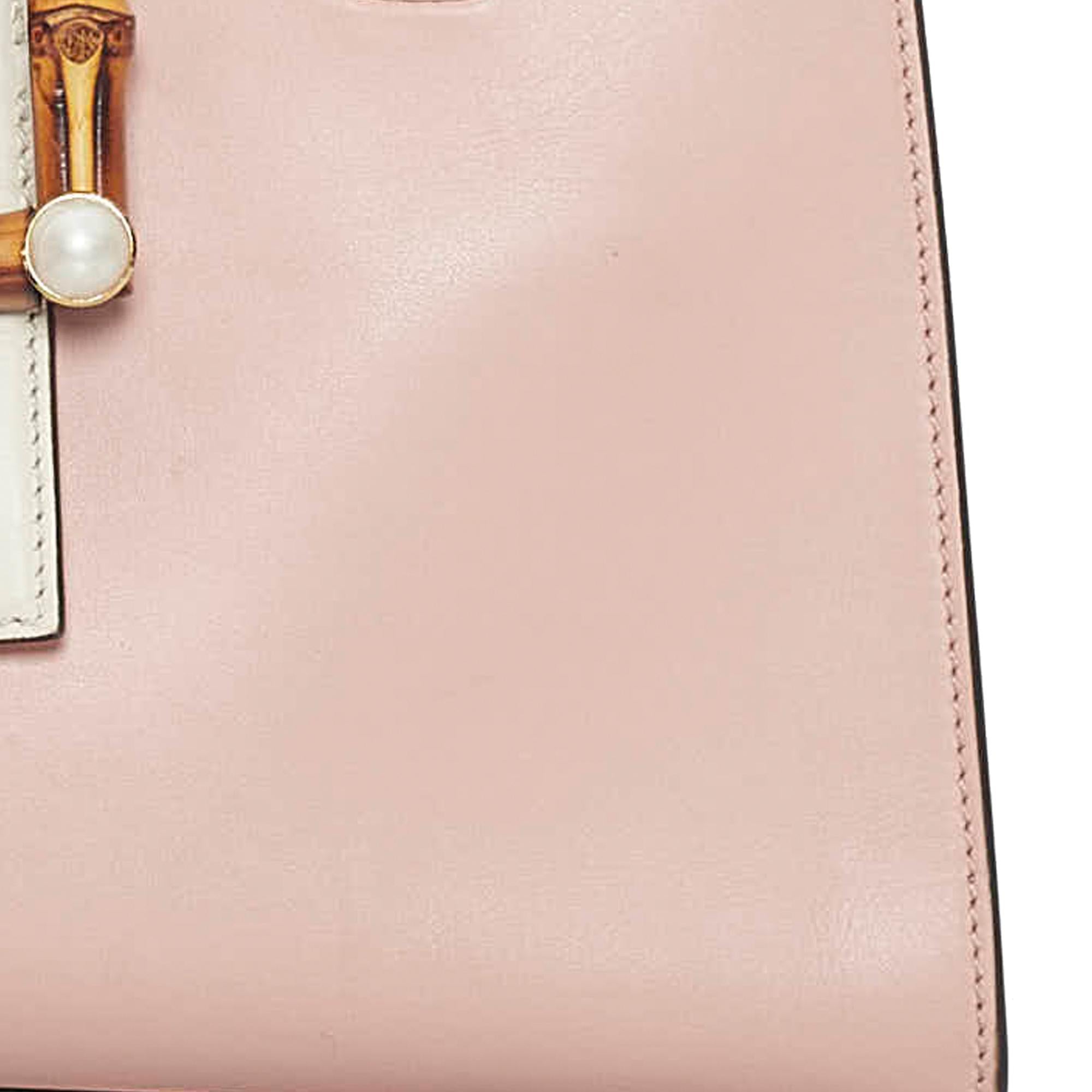 Gucci Bamboo Web Leather Satchel (SHG-29875)