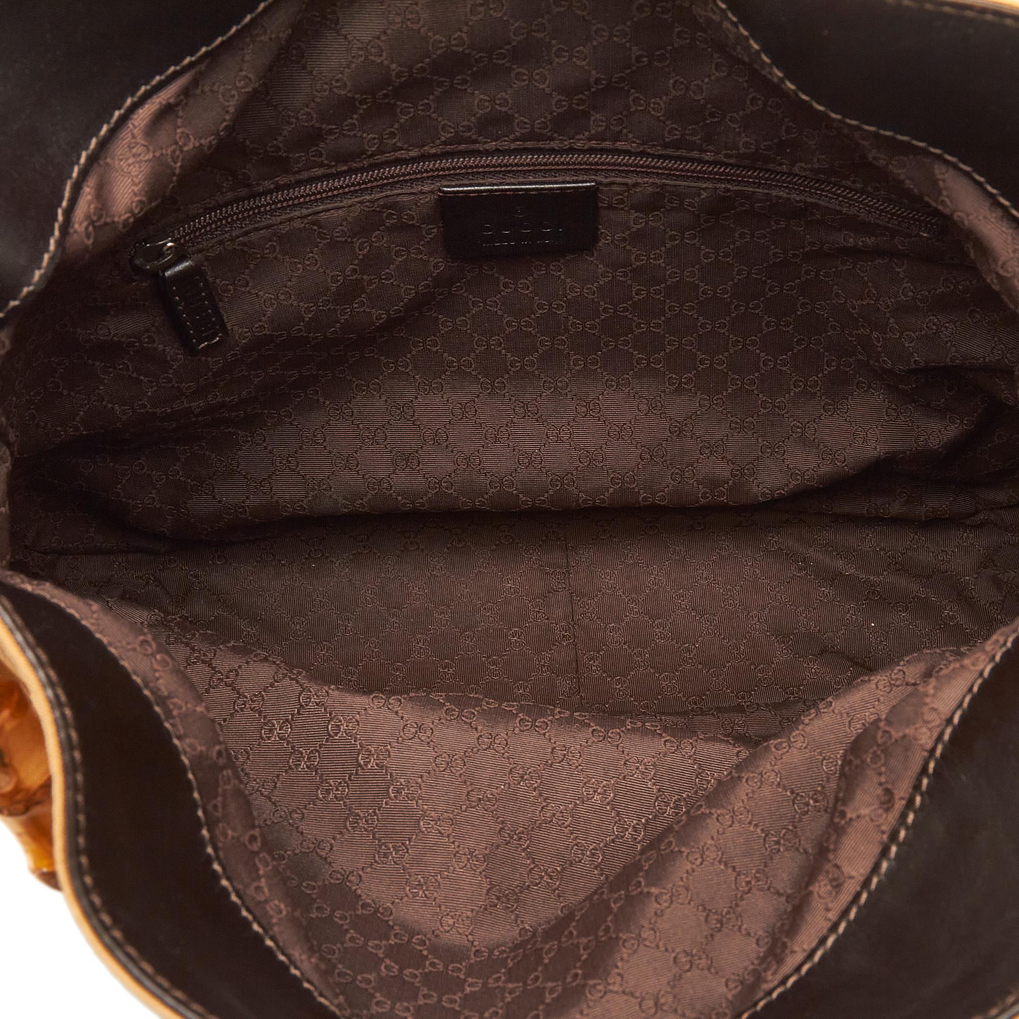 Gucci Bamboo Web Satchel (SHG-67Artc)