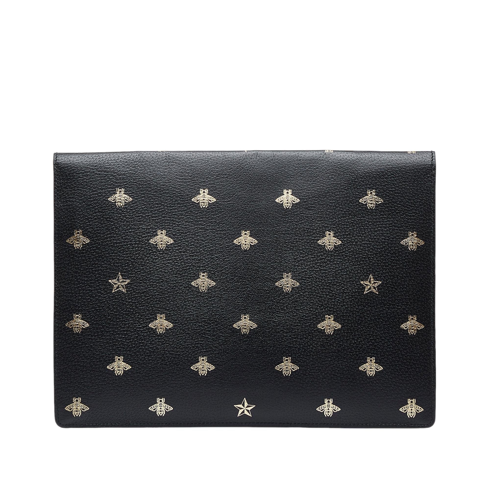 Gucci Bee Star Envelope Portfolio (SHG-QDLUYm)