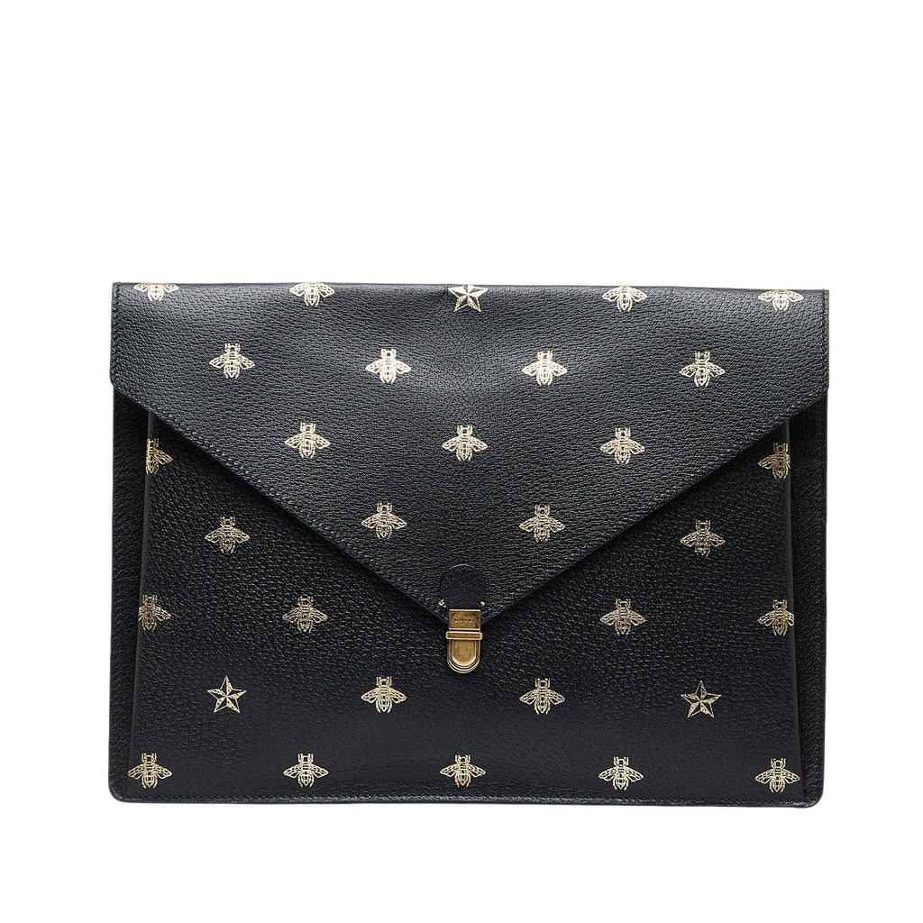 Gucci Bee Star Envelope Portfolio (SHG-QDLUYm)