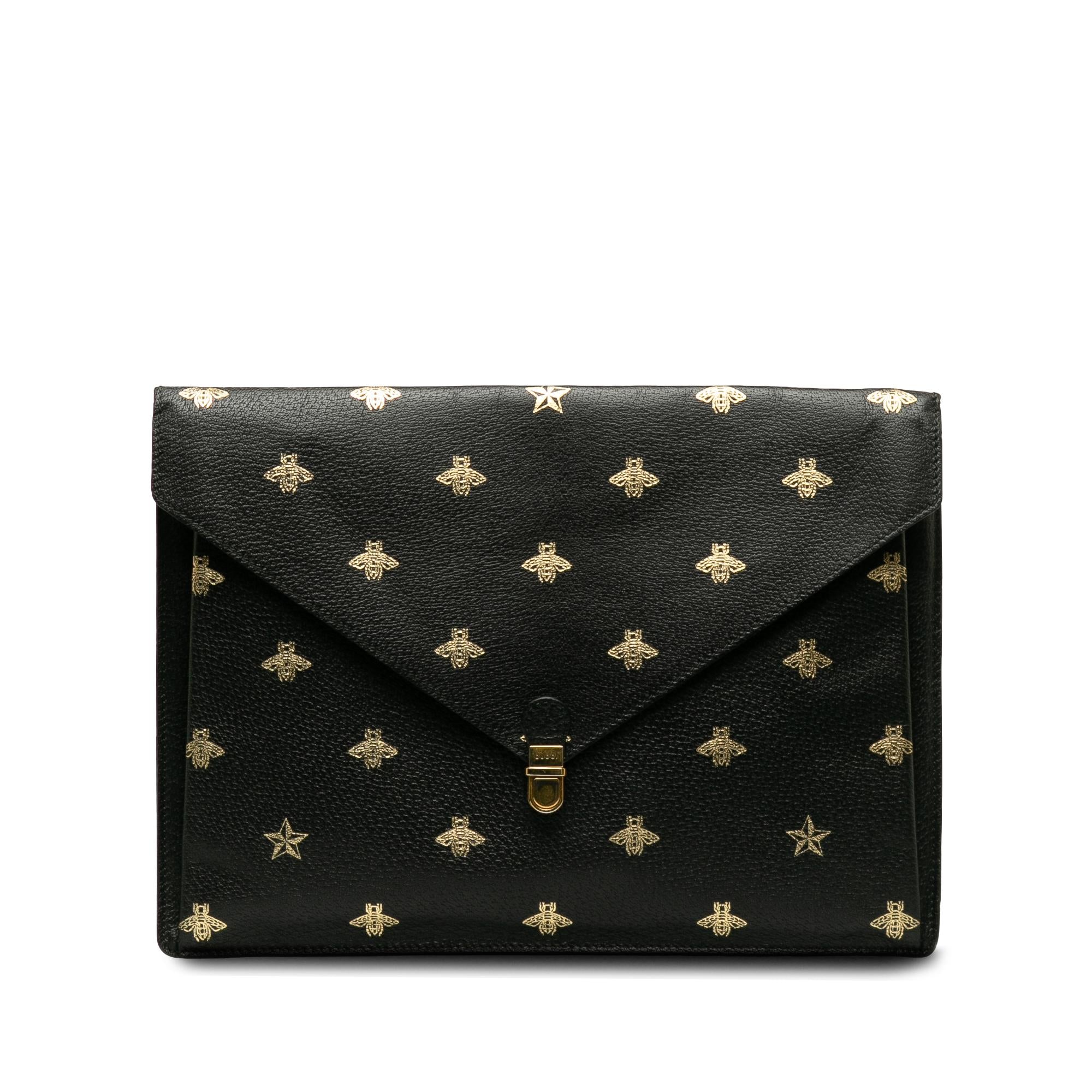 Gucci Bee Star Envelope Portfolio (SHG-JqytMo)