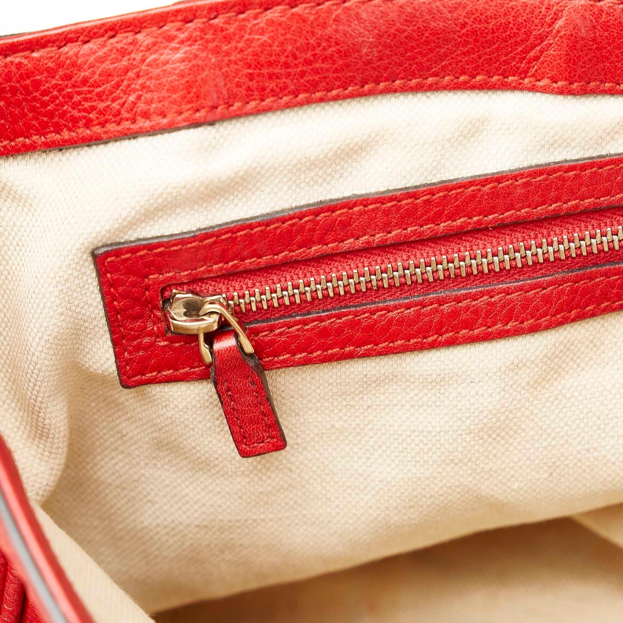 Gucci Bella Leather Satchel (SHG-21423)