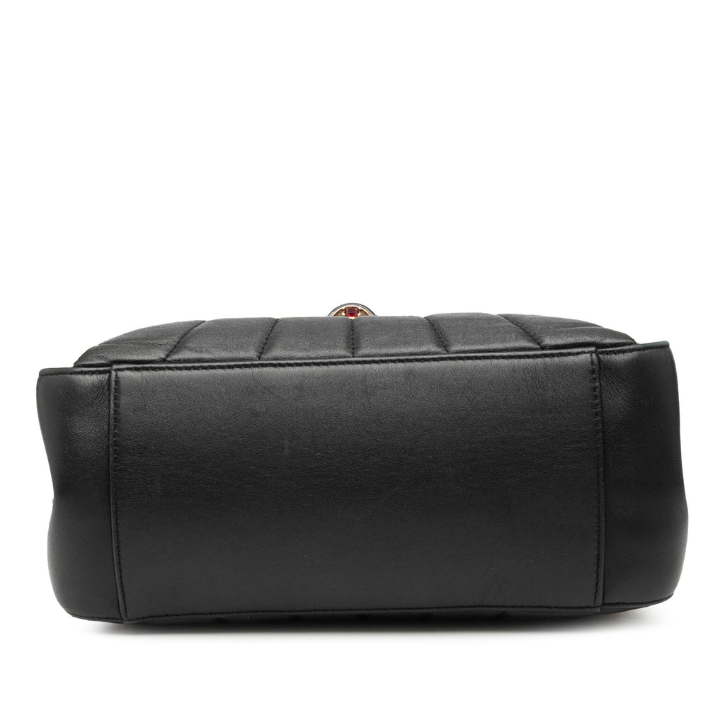 Gucci Bicolor Calfskin Bamboo Trapuntata QueLB Margaret Backpack