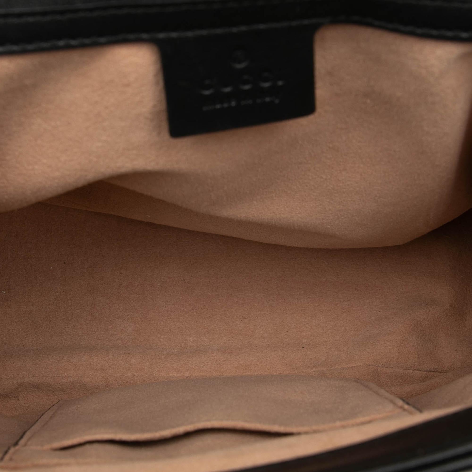 Gucci Bicolor Calfskin Bamboo Trapuntata QueLB Margaret Backpack