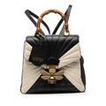 Gucci Bicolor Calfskin Bamboo Trapuntata QueLB Margaret Backpack