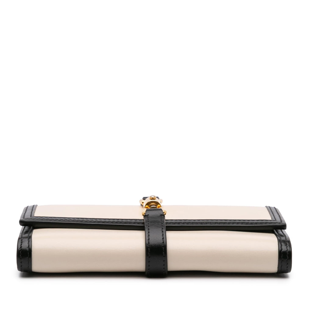 Gucci Bicolor Calfskin Jackie 1961 Wallet On Chain