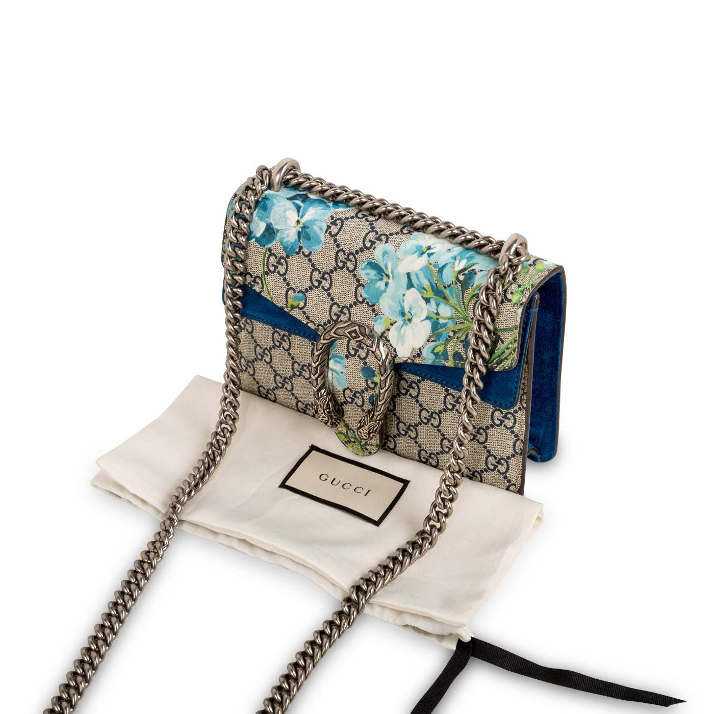 Dioronysus Gucci Supreme Mini Bag Blooms