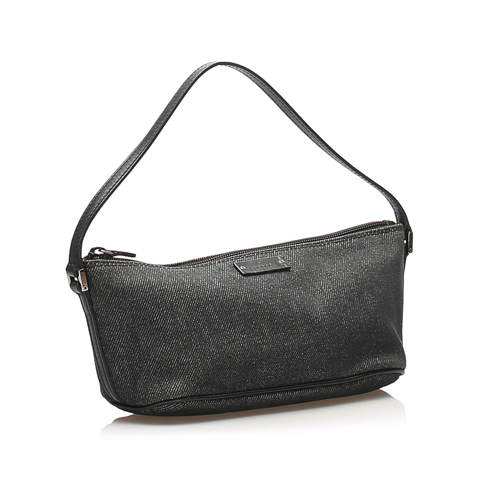 Gucci Boat Canvas Baguette (SHG-14104)