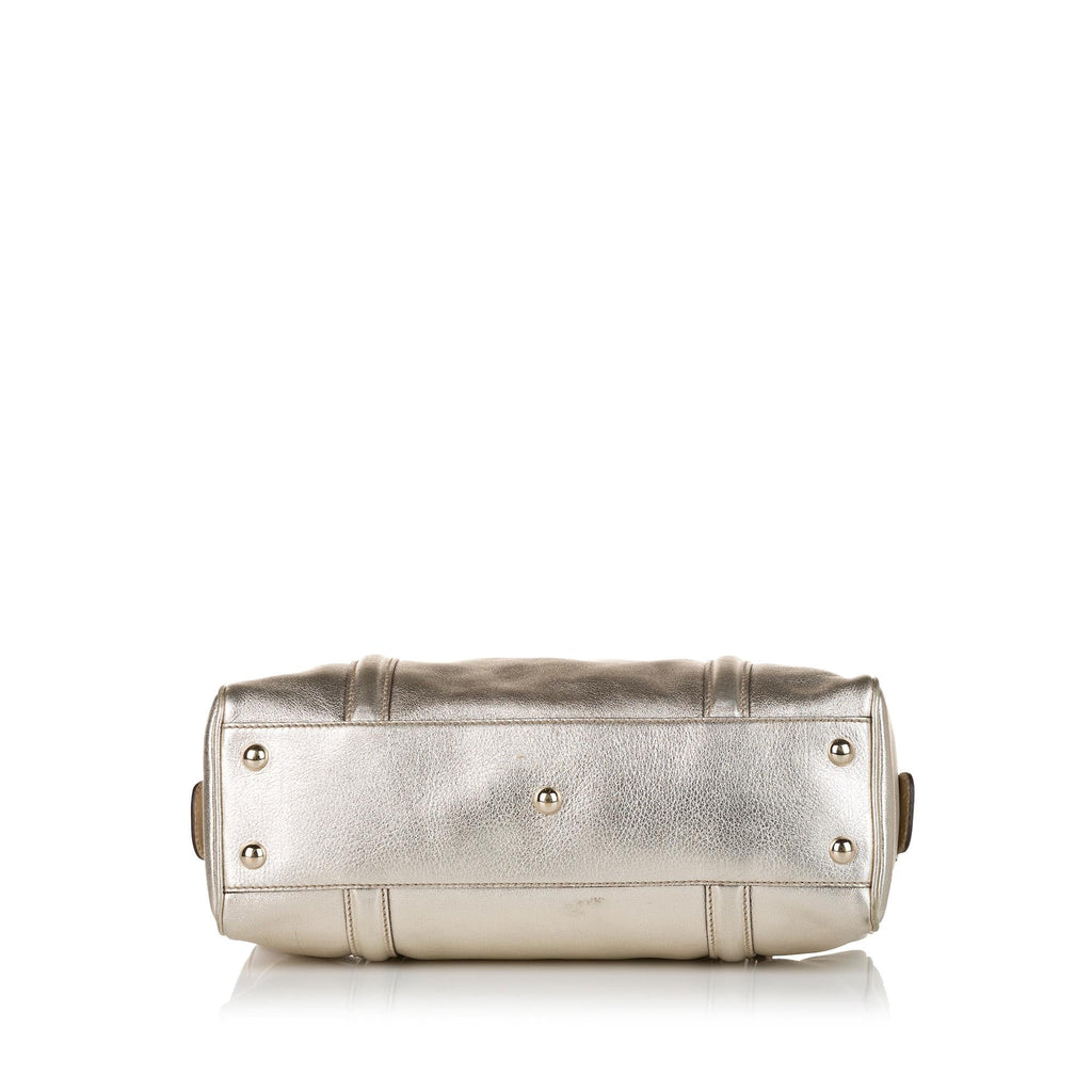 Gucci Britt Leather Boston Bag (SHG-34948)