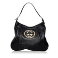 Gucci Britt Leather Shoulder Bag (SHG-30002)