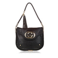 Gucci Britt Leather Shoulder Bag (SHG-31058)