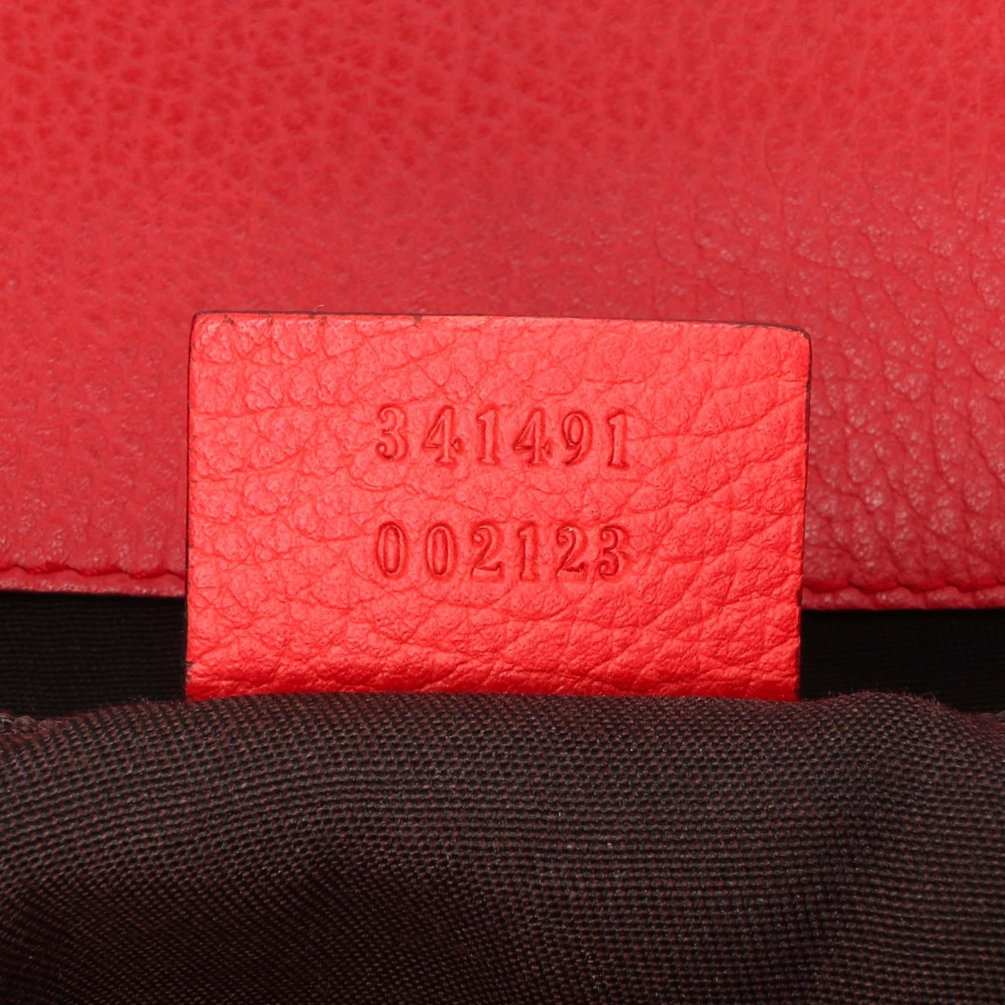 Gucci Calfskin Abbey D Ring Tote