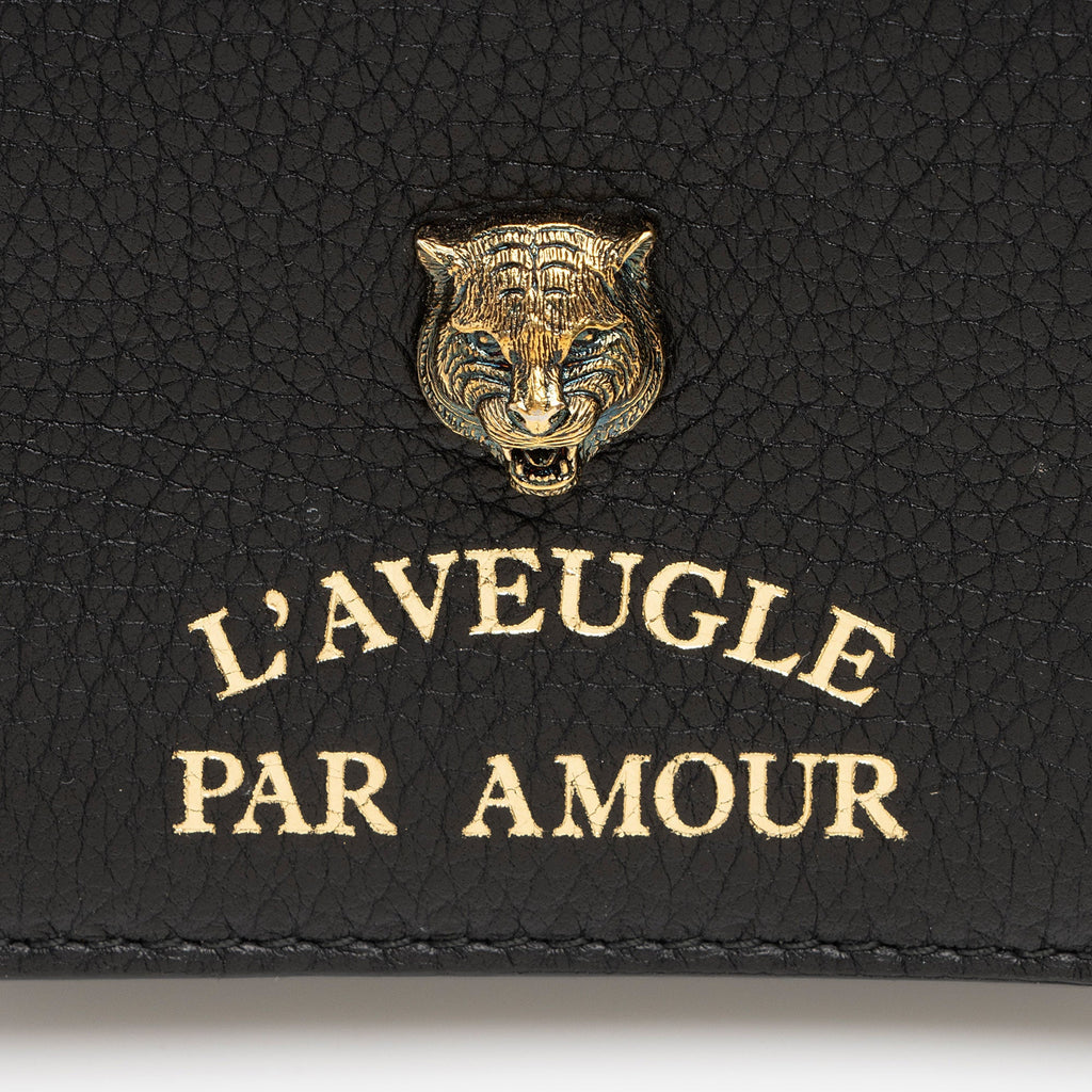 Gucci Calfskin Animalier Wallet (SHF-xIyVqk)