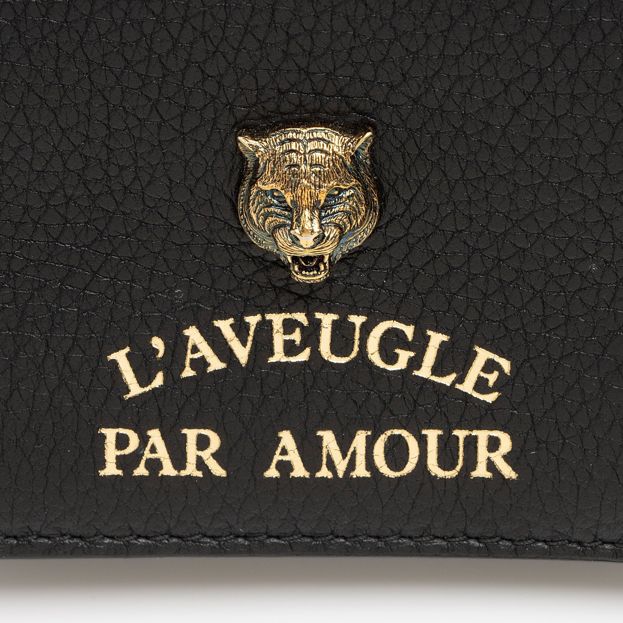Gucci Calfskin Animalier Wallet (SHF-xIyVqk)